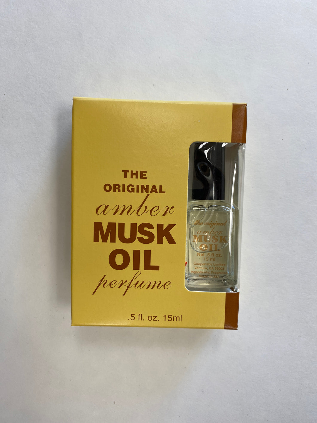 The Original Amber Musk Oil Perfume