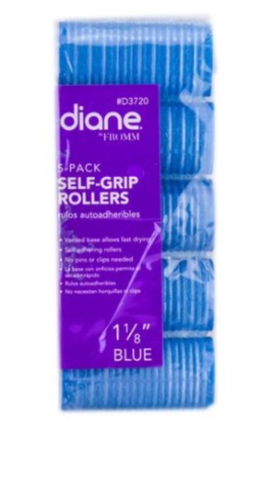 Diane 5-Pack Self Grip Rollers 1 1/18
