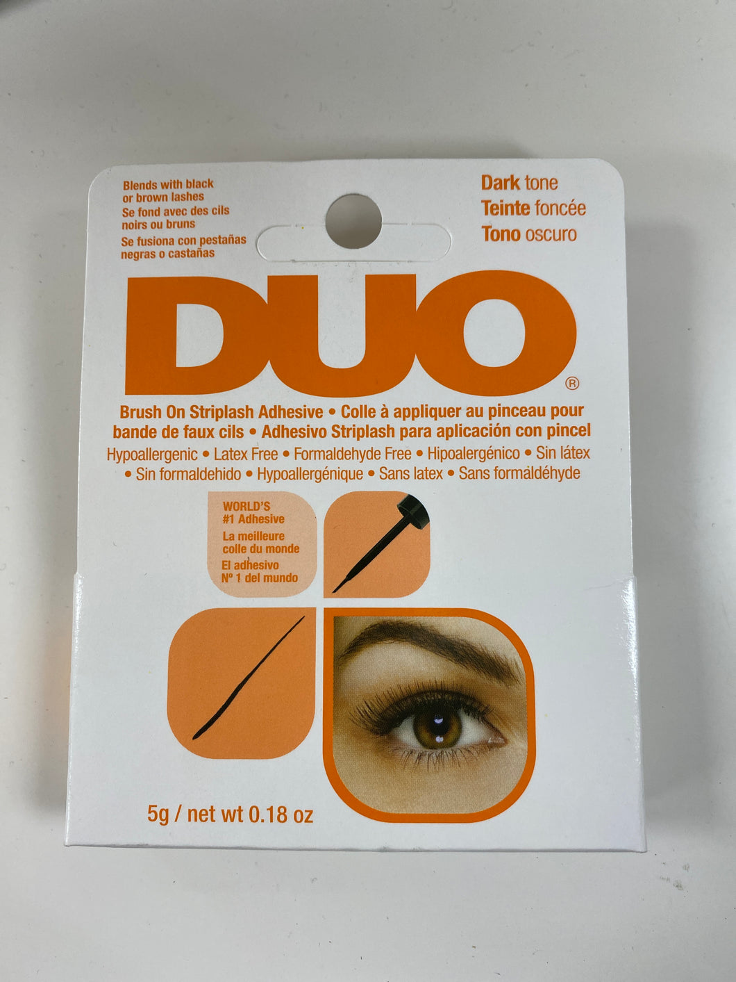 Duo Brush On Eyelash Adhesive - Dark Tone