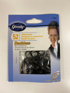 Goody 52 Ouchless Black Rubberbands