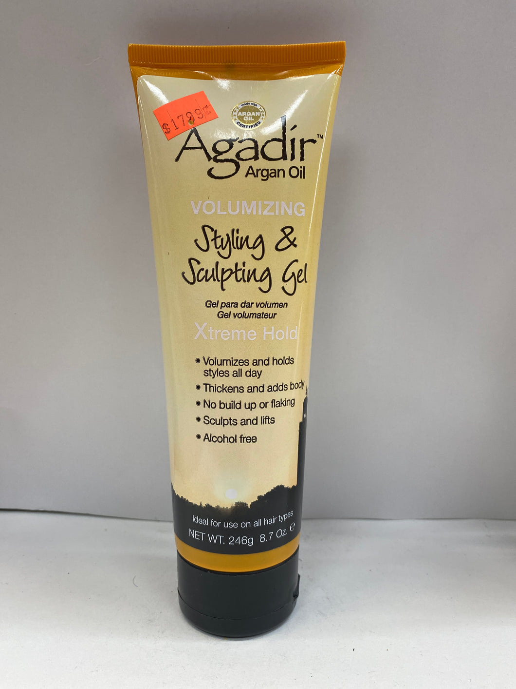 Agardír Argan Oil Volumizing Styling & Gel Xtreme Hold