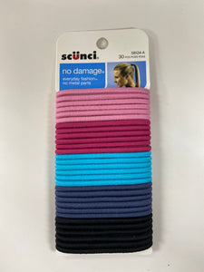 Scunci No Damage 30 Piece Hair Ties Multicolored