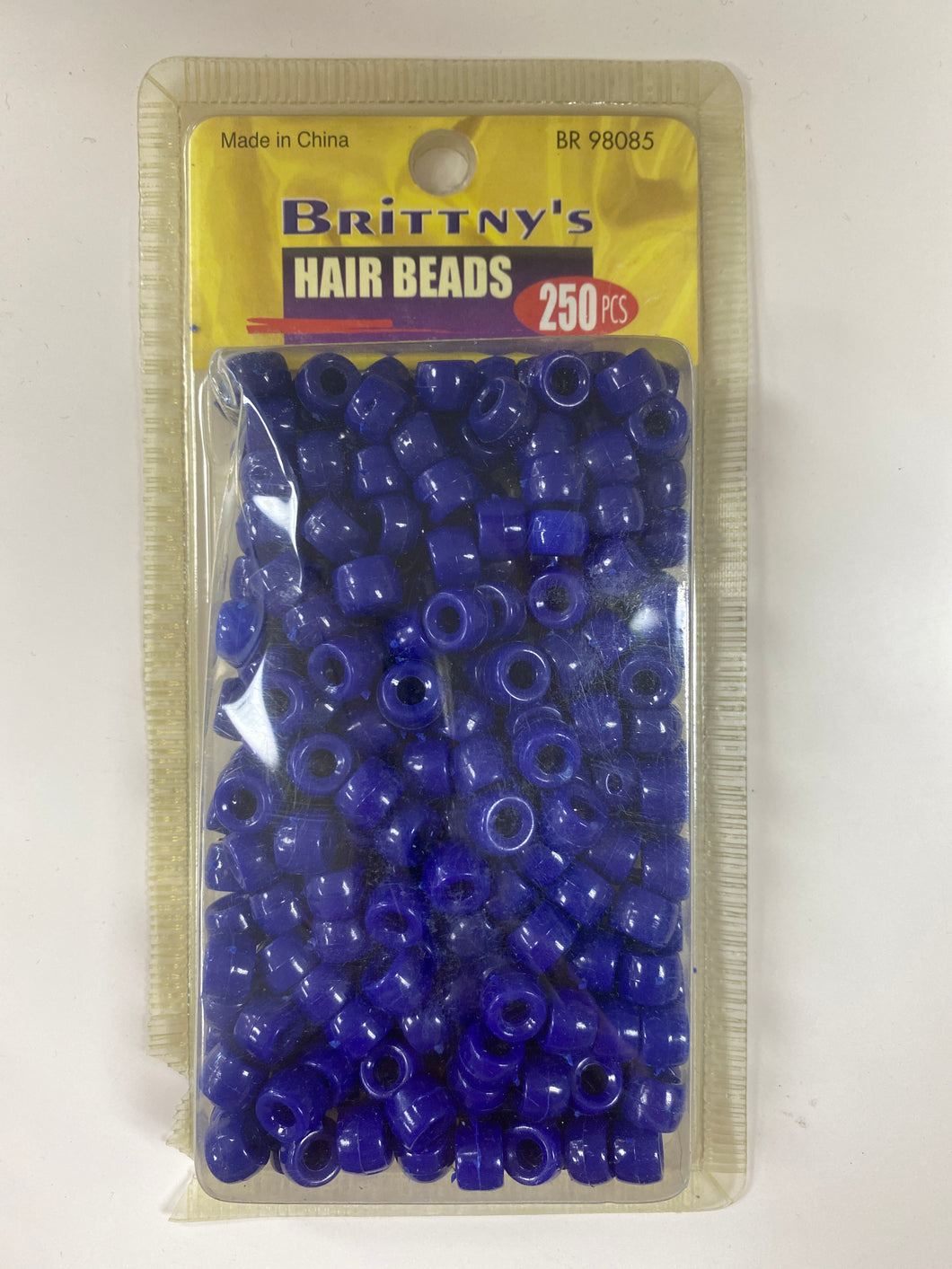 Brittny’s Hair Beads Blue 250 Count
