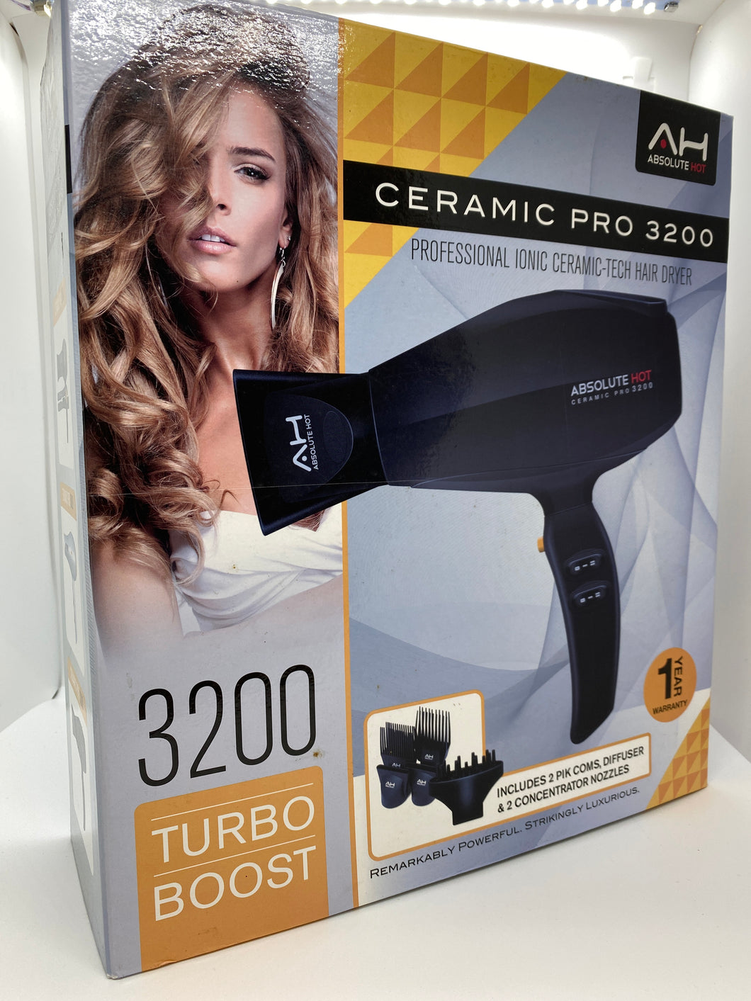 AH Ceramic Pro 3200 Professional Ionic Ceramic Tech Hair Dryer