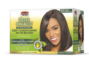 African Pride Olive Miracle Deep Conditioning No-Lye Relaxer