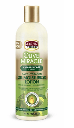 African Pride Olive Miracle Anti-breakage Oil Moisturizing Lotion