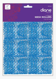 Diane 6-Pack Mesh Rollers 2” Blue