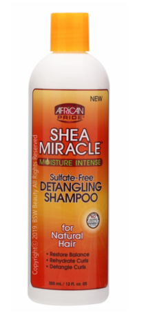 African Pride Shea Miracle Sulfate Free Detangling Shampoo