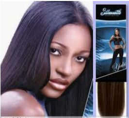 Silhouette 100% Human Hair Weave In Hair Extensions "Yaki"