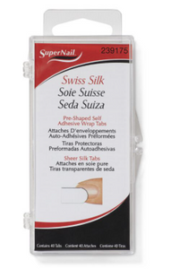 SuperNail Swiss Silk Pre-Shaped Self Adhesive Wrap Tabs